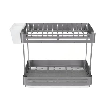 ชั้นคว่ำจานอะลูมิเนียม 2 ชั้น 40 ซม. KECH GRAY_2