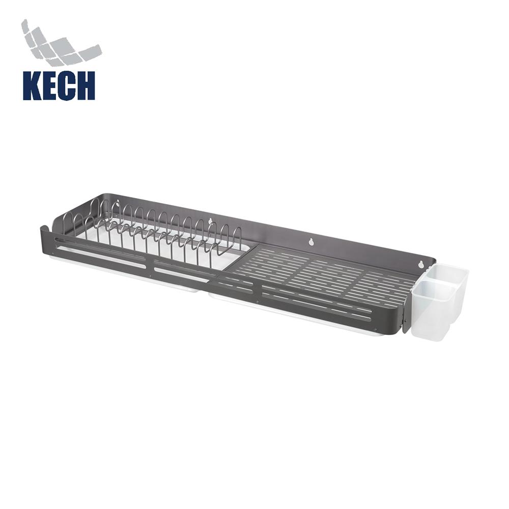 ชั้นคว่ำจานอะลูมิเนียมติดผนัง 80 ซม. KECH GRAY_0