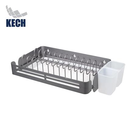 ชั้นคว่ำจานอะลูมิเนียมติดผนัง 40 ซม. KECH GRAY_0