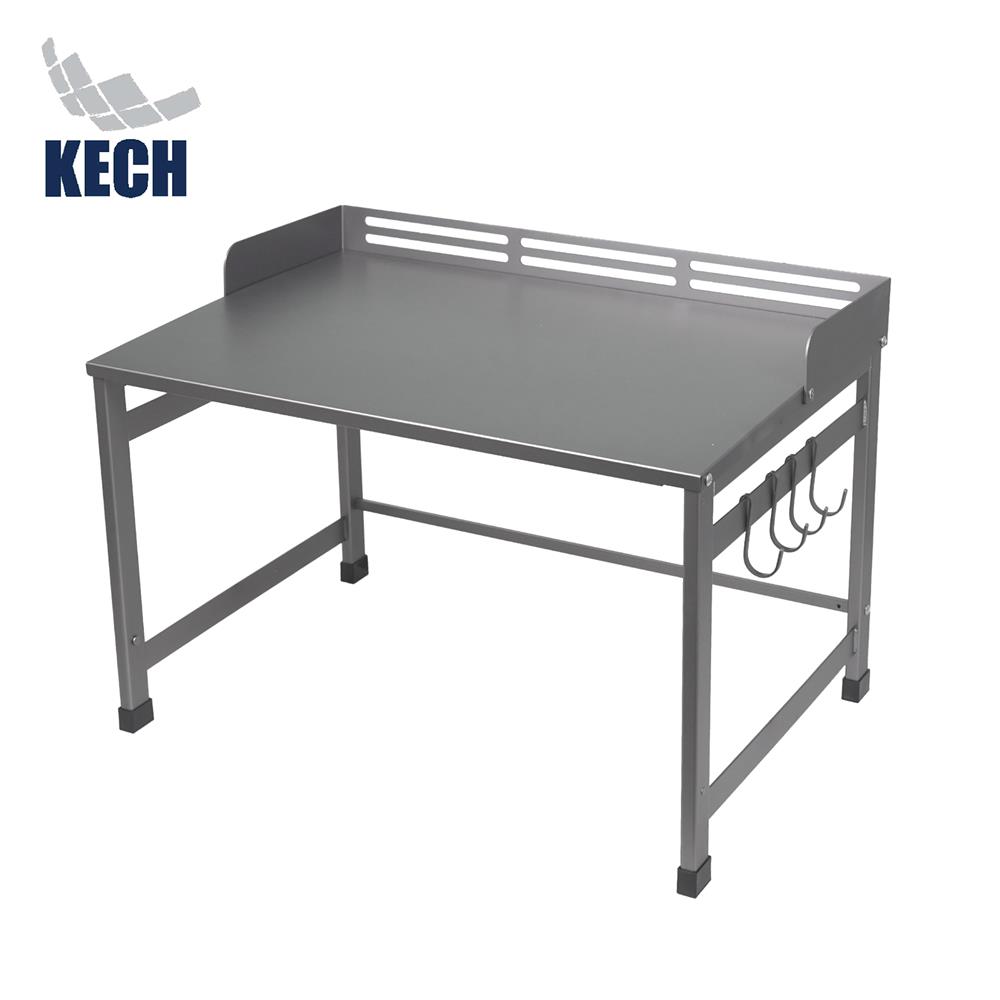 ชั้นวางคร่อมไมโครเวฟอะลูมิเนียม KECH GRAY_1