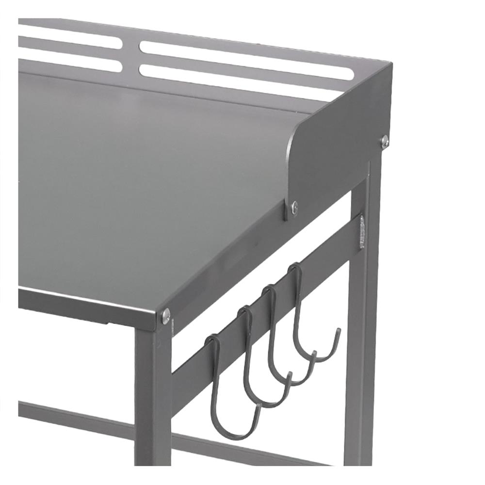 ชั้นวางคร่อมไมโครเวฟอะลูมิเนียม KECH GRAY