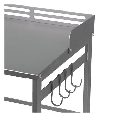 ชั้นวางคร่อมไมโครเวฟอะลูมิเนียม KECH GRAY_3