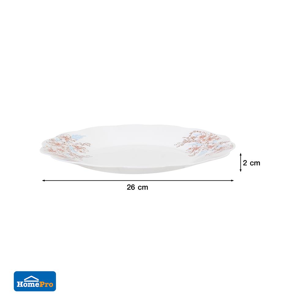 จานตื้น OPAL GLASS 10 นิ้ว KECH LALISA