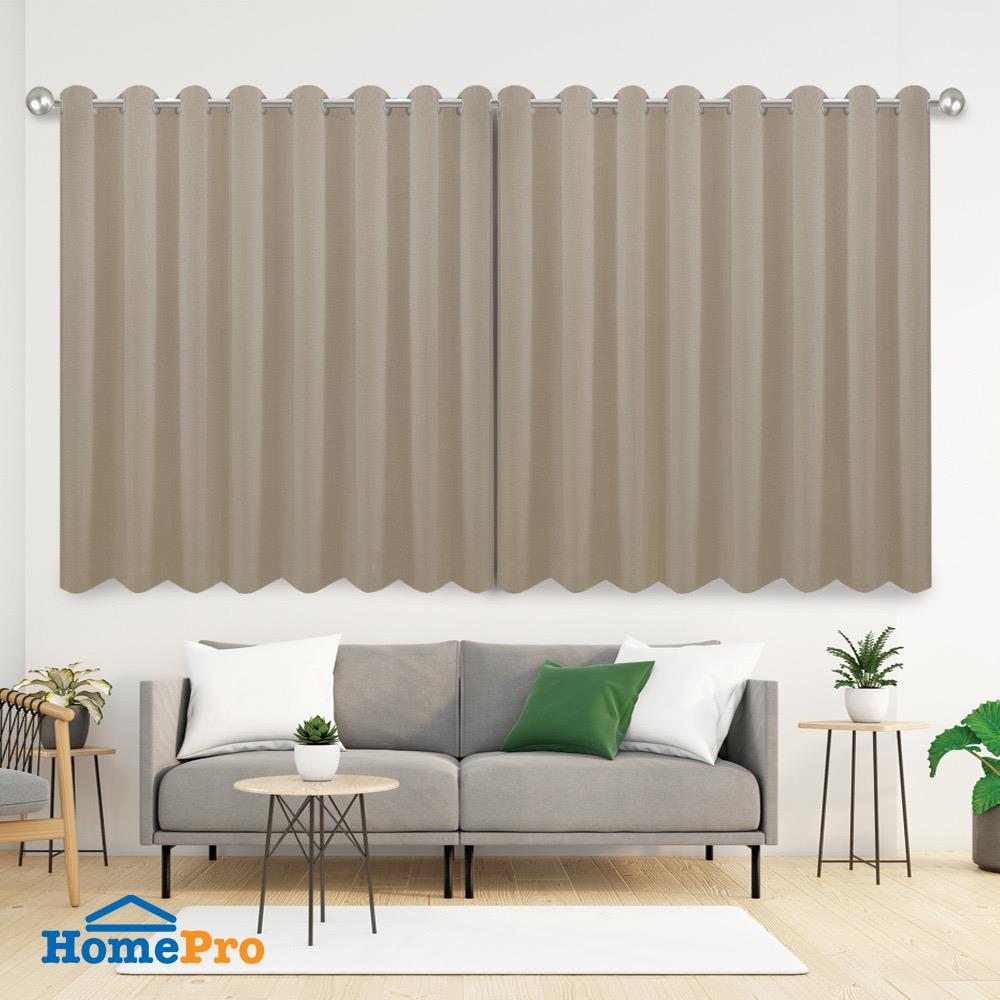 ผ้าม่าน EYELET HOME LIVING STYLE LUKAS UV 270X160 ซม. สีครีม