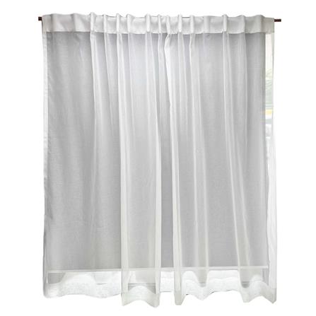 ผ้าม่านโปร่งซ่อนหู BENETTA PRINZE 285X160 ซม. สีขา...