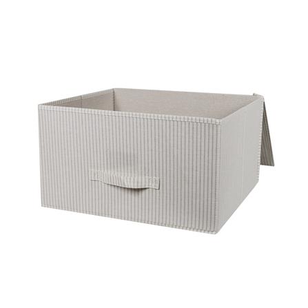 ถังผ้าเหลี่ยมมีฝา PLIM STRIPES SIZE XL สีเทา_2