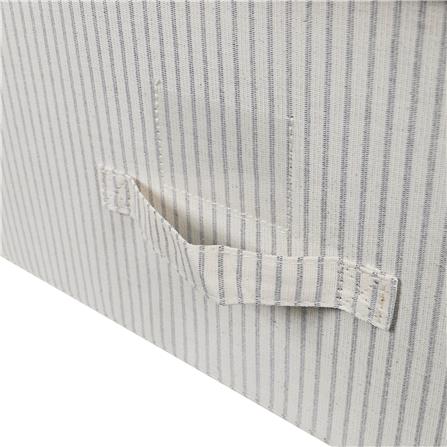 ถังผ้าเหลี่ยมมีฝา PLIM STRIPES SIZE XL สีเทา_3