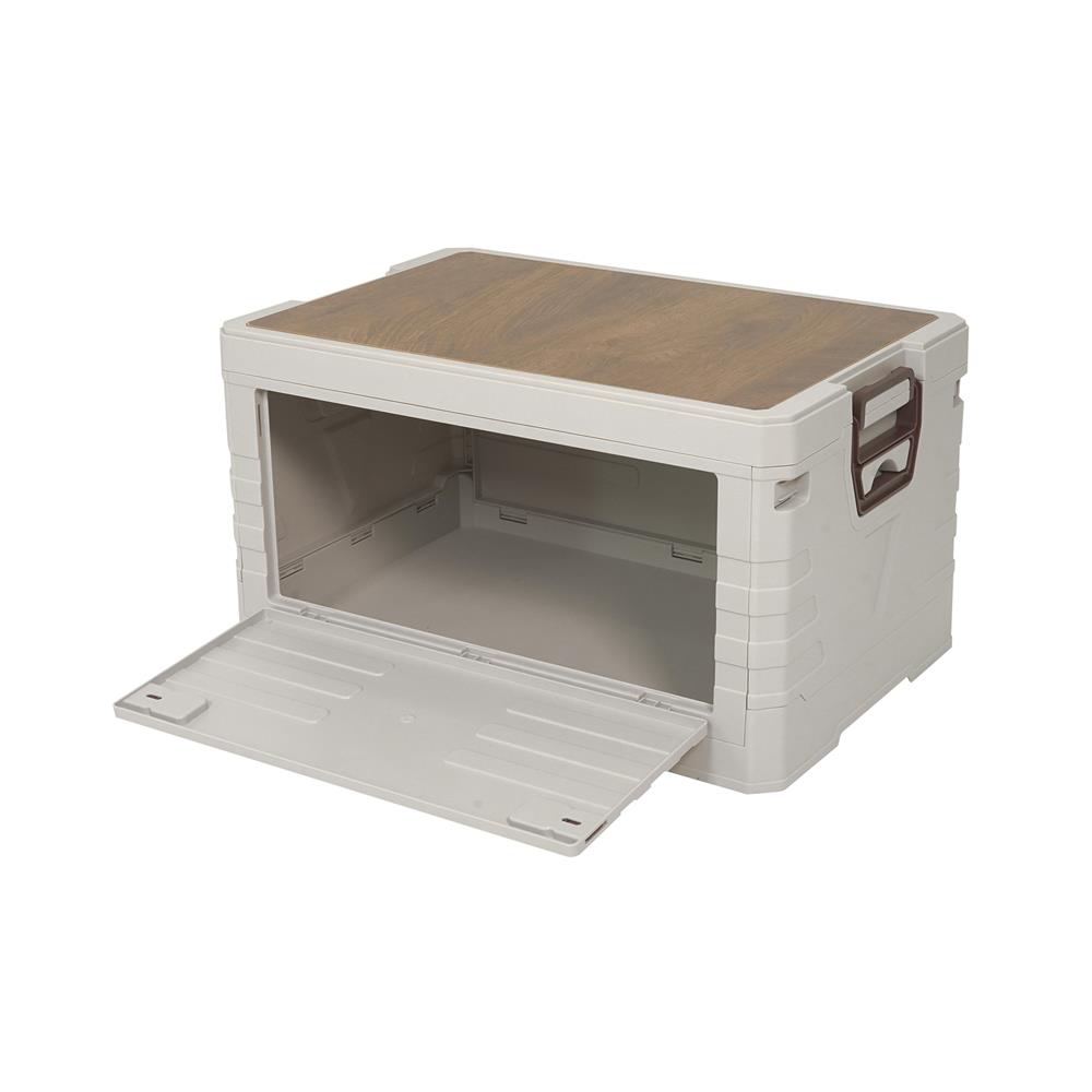 กล่องเก็บของพับได้ STACKO GLAM SIZE L 58x39x33.5 ซม. สีขาว