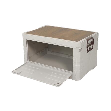 กล่องเก็บของพับได้ STACKO GLAM SIZE L 58x39x33.5 ซม. สีขาว_3