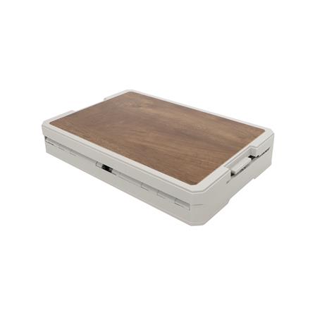 กล่องเก็บของพับได้ STACKO GLAM SIZE L 58x39x33.5 ซม. สีขาว_5