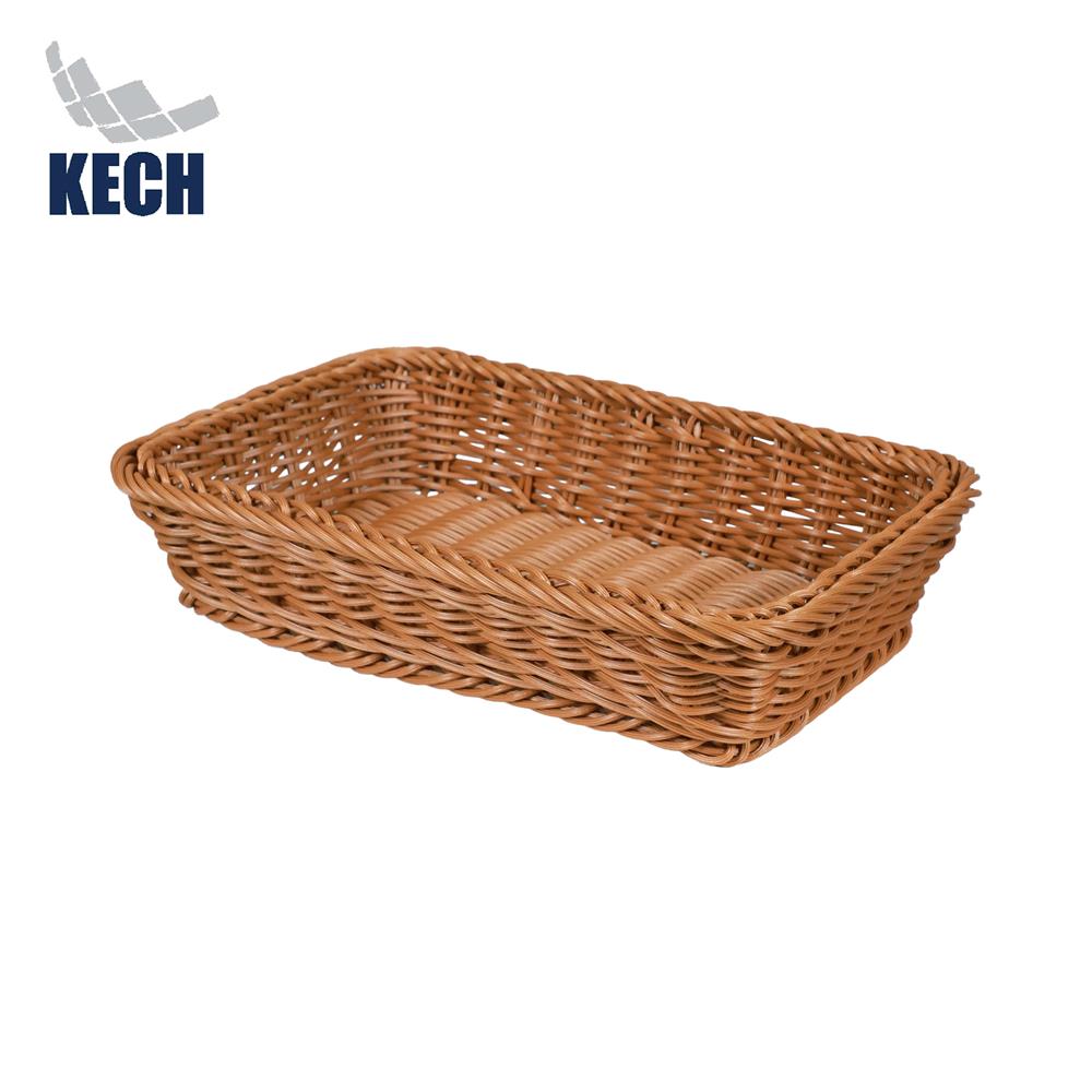 ตะกร้าหวายเทียมทรงเหลี่ยม KECH SIZE S 30x20x7 ซม._1