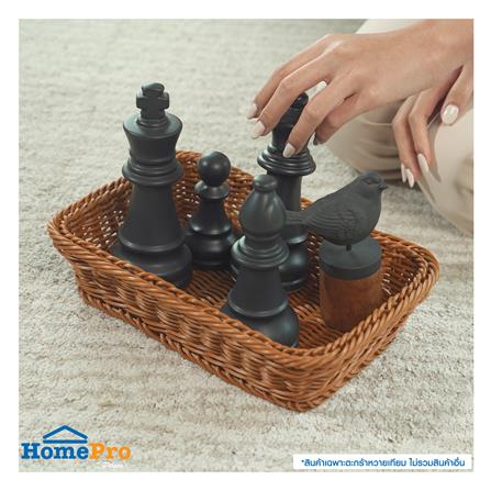 ตะกร้าหวายเทียมทรงเหลี่ยม KECH SIZE S 30x20x7 ซม._4