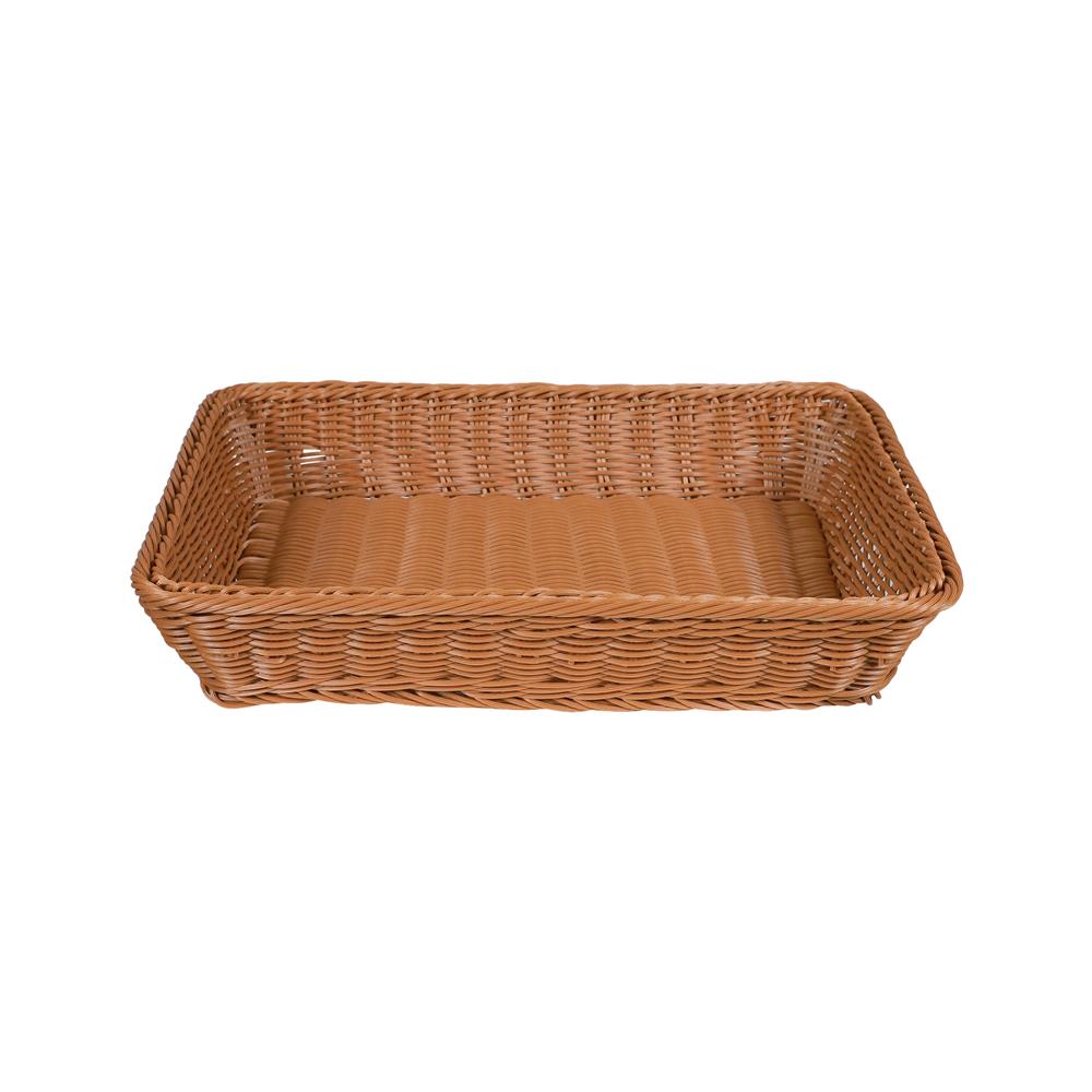 ตะกร้าหวายเทียมทรงเหลี่ยม KECH SIZE L 40x30x7 ซม.