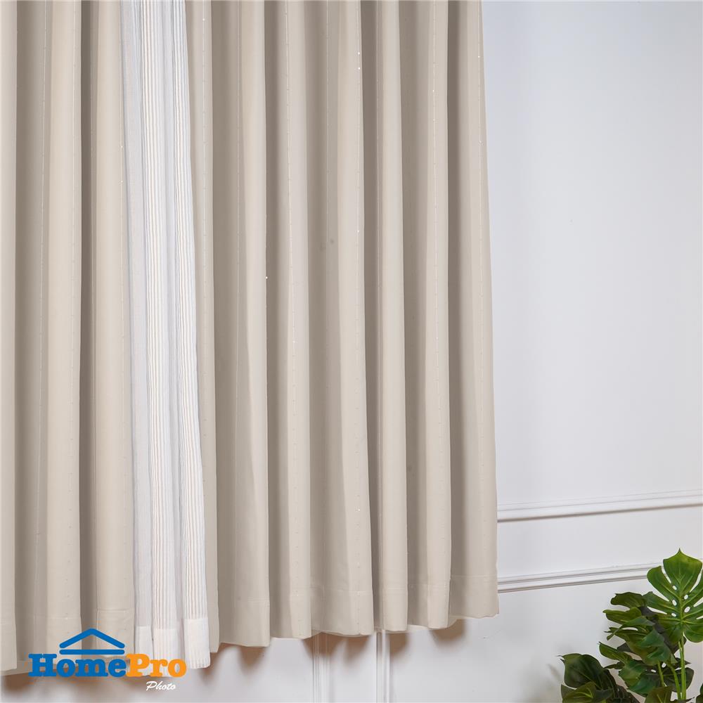 ผ้าม่าน EYELET BENETTA CRUISE UV 240X160 ซม. สีครีม