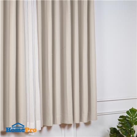 ผ้าม่าน EYELET BENETTA CRUISE UV 240X160 ซม. สีครีม_6