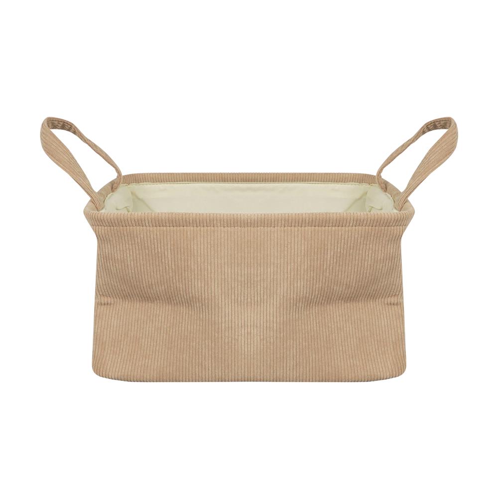 ถังผ้าเหลี่ยมหูหิ้ว PLIM CORDIA SIZE L สีน้ำตาล