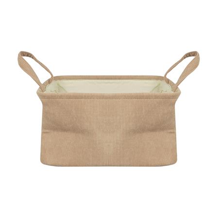 ถังผ้าเหลี่ยมหูหิ้ว PLIM CORDIA SIZE L สีน้ำตาล_1