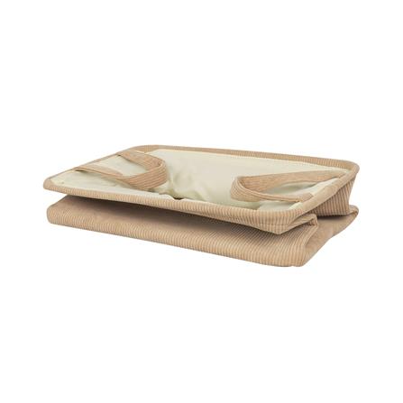 ถังผ้าเหลี่ยมหูหิ้ว PLIM CORDIA SIZE L สีน้ำตาล_2