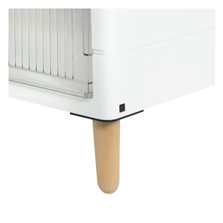 ตู้บานเปิด 2 ชั้น ขาไม้ STACKO JOIN 58x35x93.5 ซม. สีขาว_5