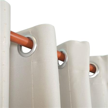 ผ้าม่าน EYELET BENETTA CRUISE UV 240X220 ซม. สีครีม_2