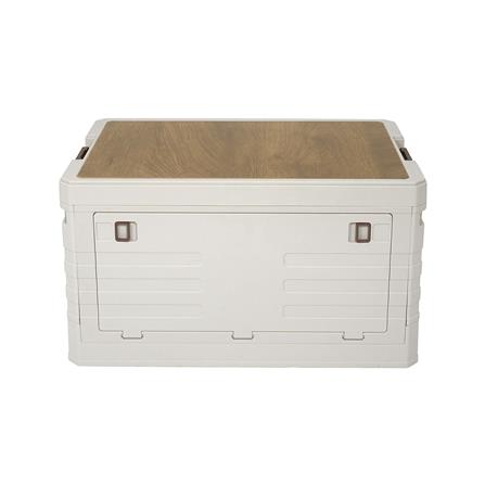 กล่องเก็บของพับได้ STACKO GLAM SIZE M 53x35x29 ซม. สีขาว_2