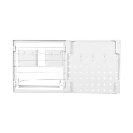 ชุดแผงเหล็กติดผนัง (B) STACKO TIDY 61.2x11.45x30.6 ซม. สีขาว_3