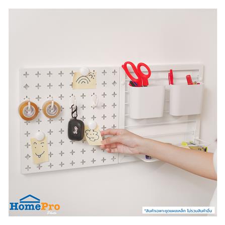 ชุดแผงเหล็กติดผนัง (B) STACKO TIDY 61.2x11.45x30.6 ซม. สีขาว_7