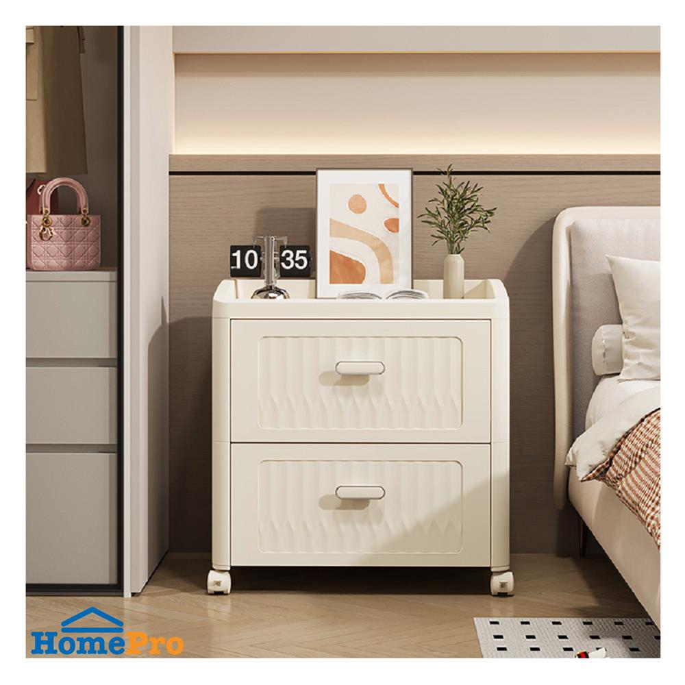 ตู้ลิ้นชัก 2 ชั้น STACKO BOLLY 41.7x32x44.5 ซม. สีขาว