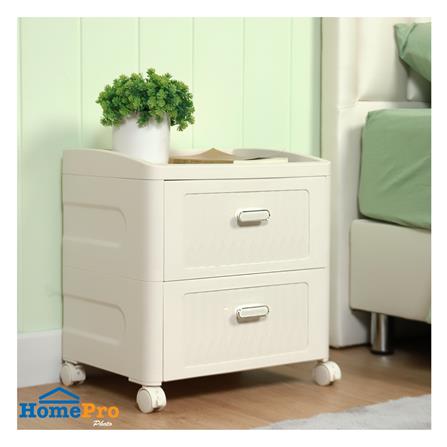 ตู้ลิ้นชัก 2 ชั้น STACKO BOLLY 41.7x32x44.5 ซม. สีขาว_7