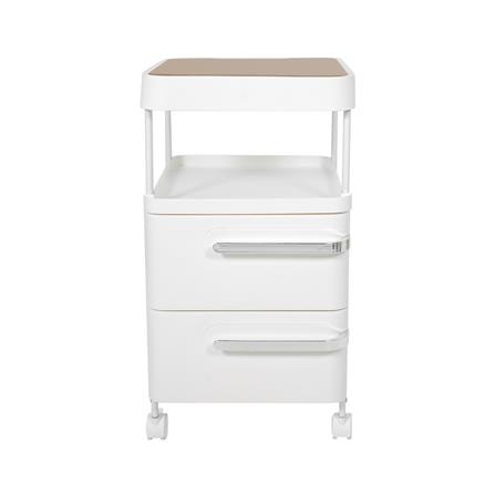 ตู้ลิ้นชัก 2 ชั้น 1 โล่ง STACKO BOLLY 32x36.2x58 ซม. สีขาว_2