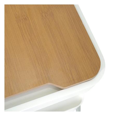 ตู้ลิ้นชัก 2 ชั้น 1 โล่ง STACKO BOLLY 32x36.2x58 ซม. สีขาว_4