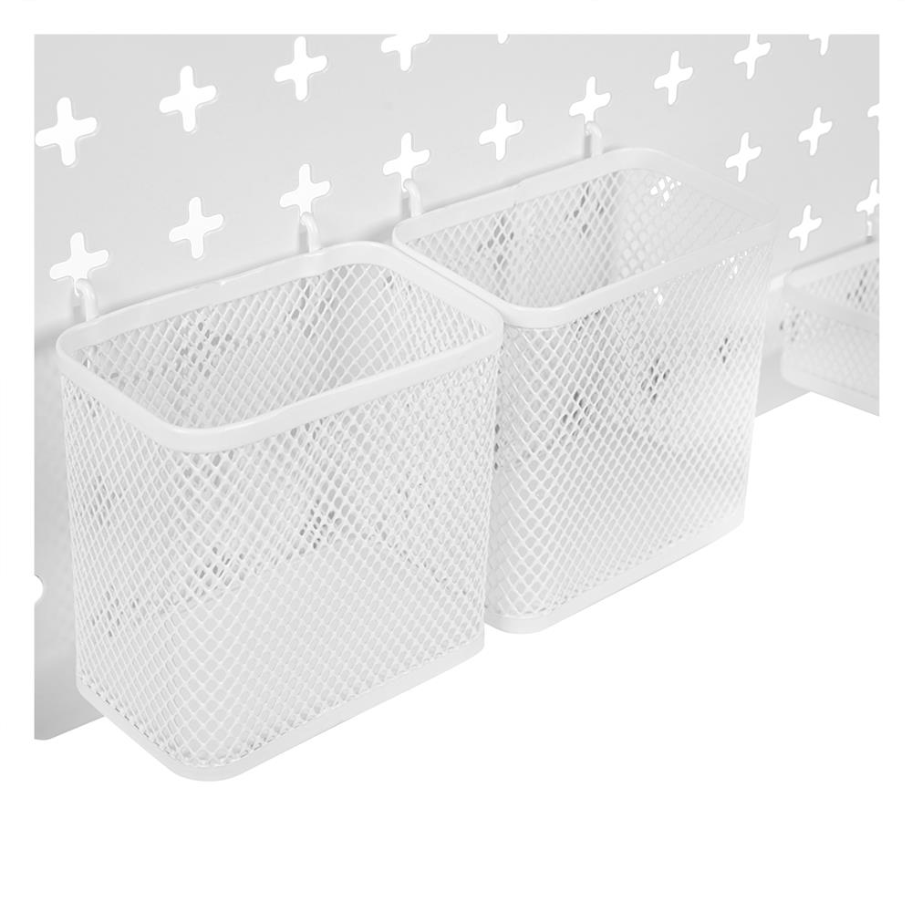 ชุดแผงเหล็กติดผนัง (A) STACKO TIDY 54.6x12.2x30.6 ซม. สีขาว