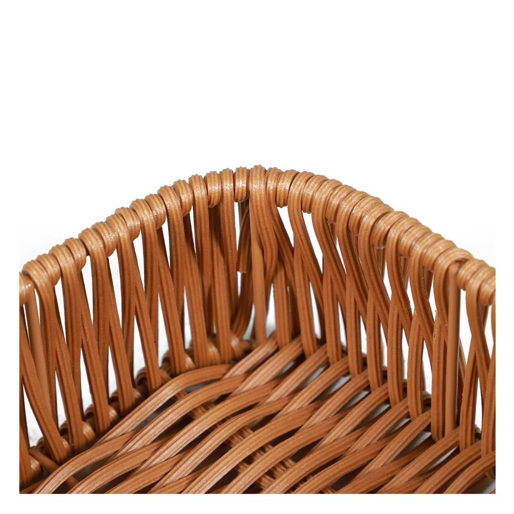 ตะกร้าหวายเทียมทรงเหลี่ยม KECH 12x12x5 ซม.