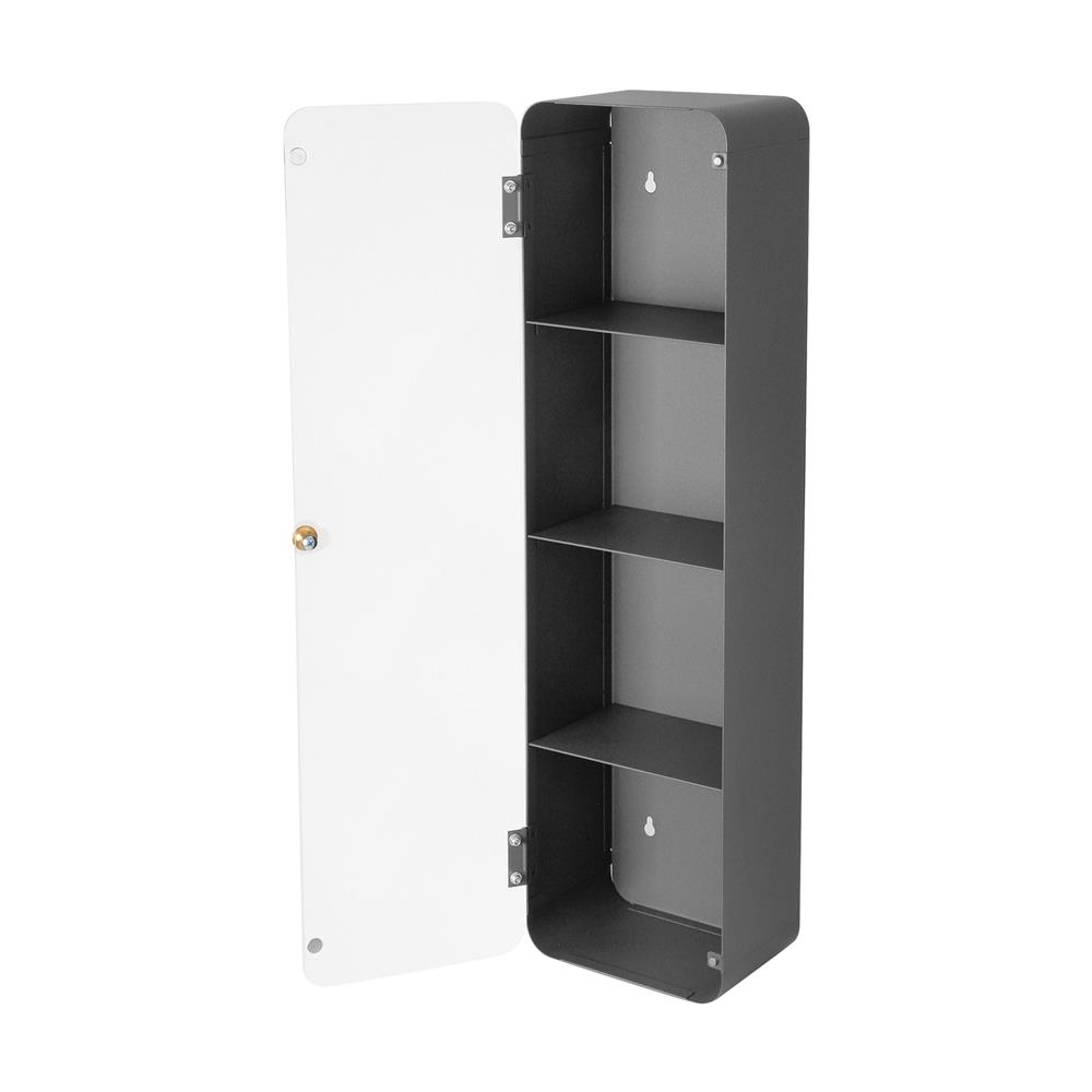 กล่องเหล็กโชว์โมเดล STACKO MANIA 15x10x56 ซม. สีเทา