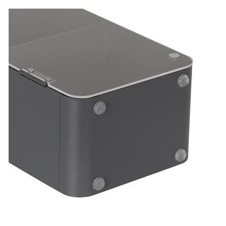 กล่องเหล็กโชว์โมเดล STACKO MANIA 15x10x56 ซม. สีเทา_5