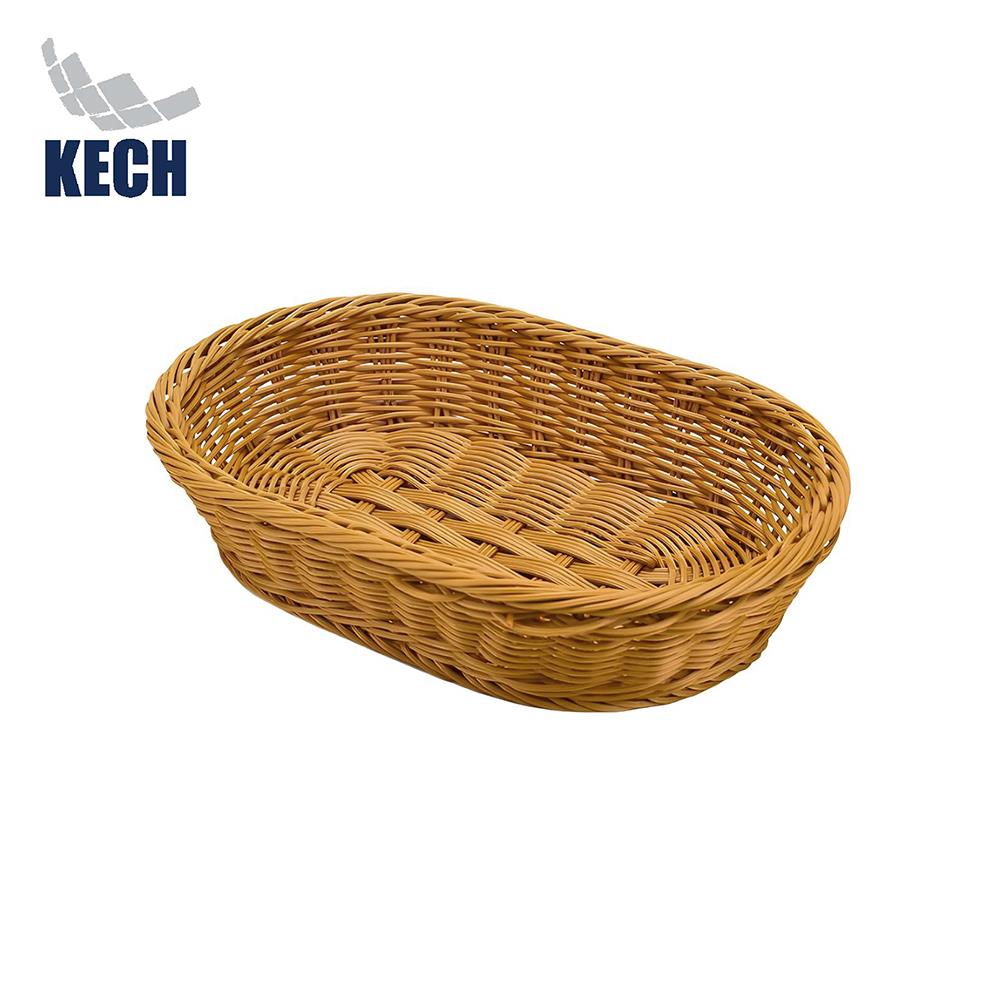 ตะกร้าหวายเทียมทรงรี KECH SIZE S 30x20x7 ซม.