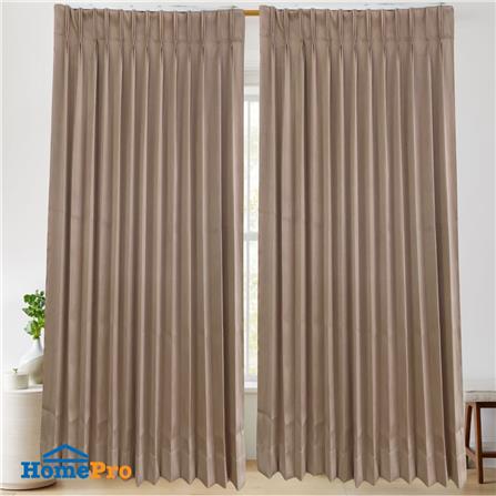 ผ้าม่านจีบ HOME LIVING STYLE ASTON UV 160X220 ซม. สีน้ำตาล_4