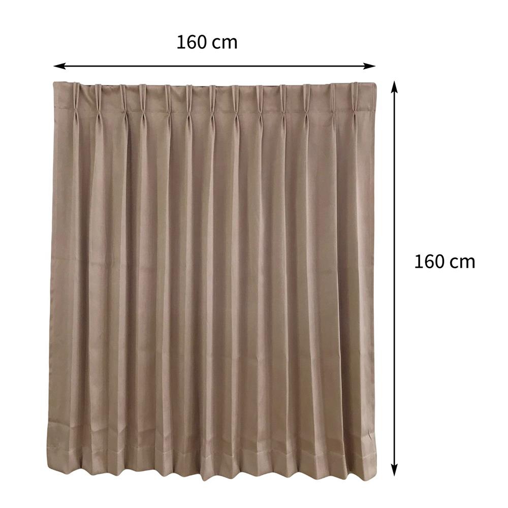 ผ้าม่านจีบ HOME LIVING STYLE ASTON UV 160X160 ซม. สีน้ำตาล