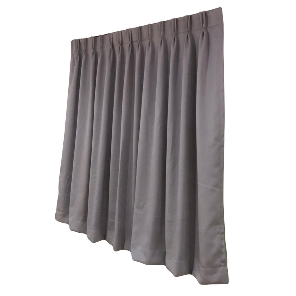 ผ้าม่านจีบ HOME LIVING STYLE ASTON UV 160X160 ซม. สีเทา