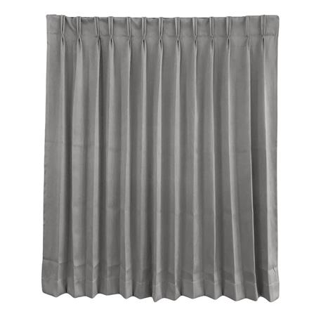 ผ้าม่านจีบ HOME LIVING STYLE ASTON UV 160X160 ซม. สีเทา_0