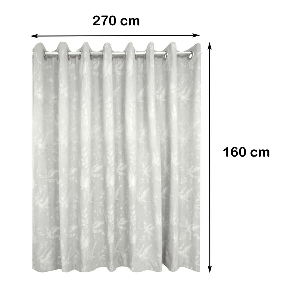 ผ้าม่าน EYELET BENETTA MURRAY UV 270X160 ซม. สีเทา