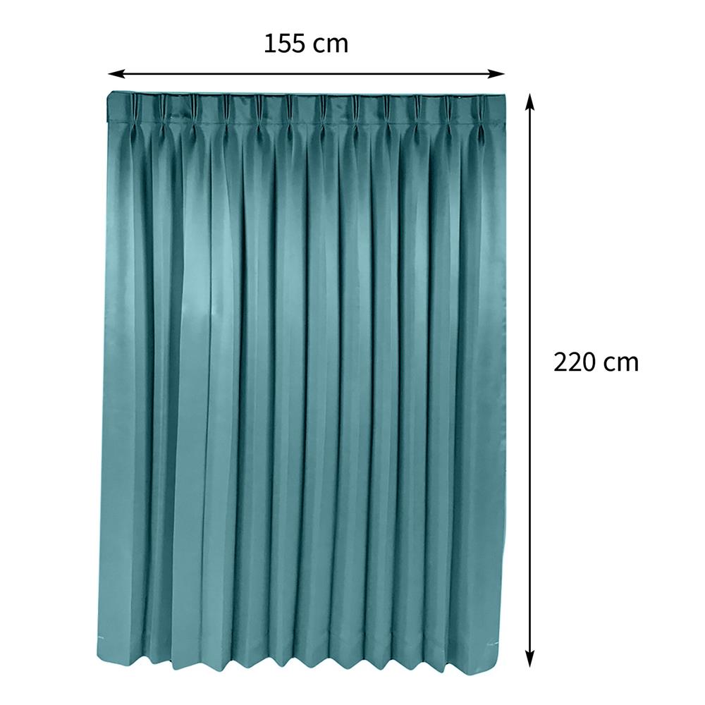 ผ้าม่านจีบ HOME LIVING STYLE HOSKIN UV 155X220 ซม. สีเขียว