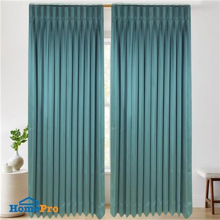 ผ้าม่านจีบ HOME LIVING STYLE HOSKIN UV 155X220 ซม. สีเขียว_4