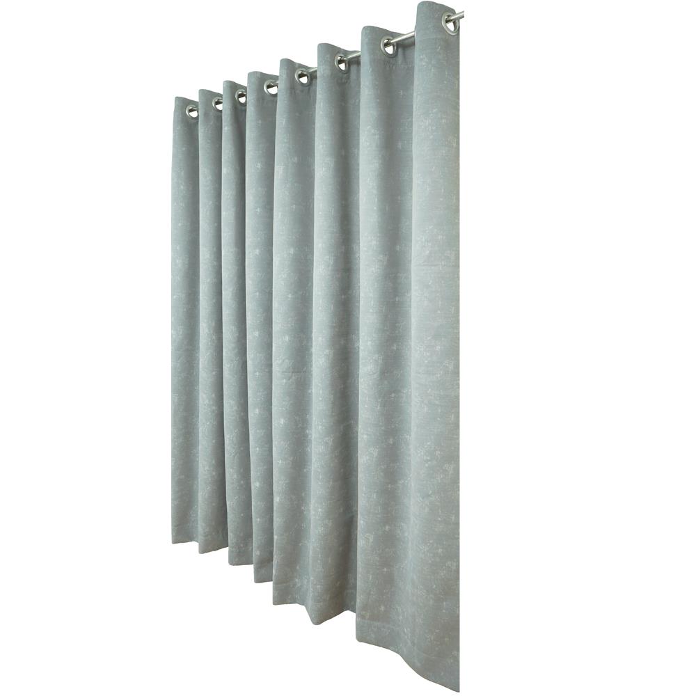 ผ้าม่าน EYELET BENETTA KARL UV 280X220 ซม. สีเทา