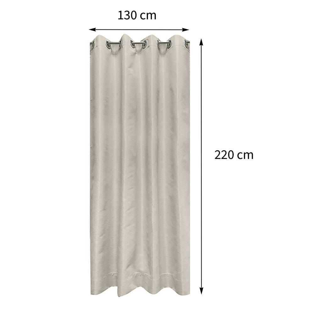 ผ้าม่าน EYELET HOME LIVING STYLE TAYLOR UV 130X220 ซม. สีเทาอ่อน