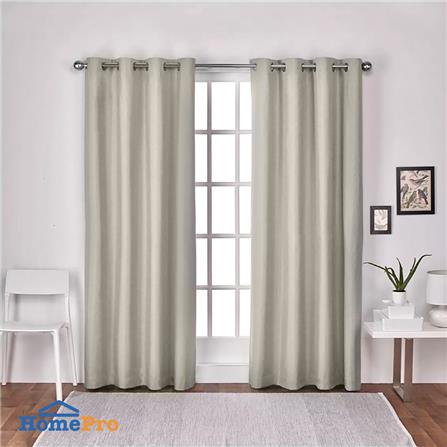 ผ้าม่าน EYELET HOME LIVING STYLE TAYLOR UV 130X220 ซม. สีเทาอ่อน_5