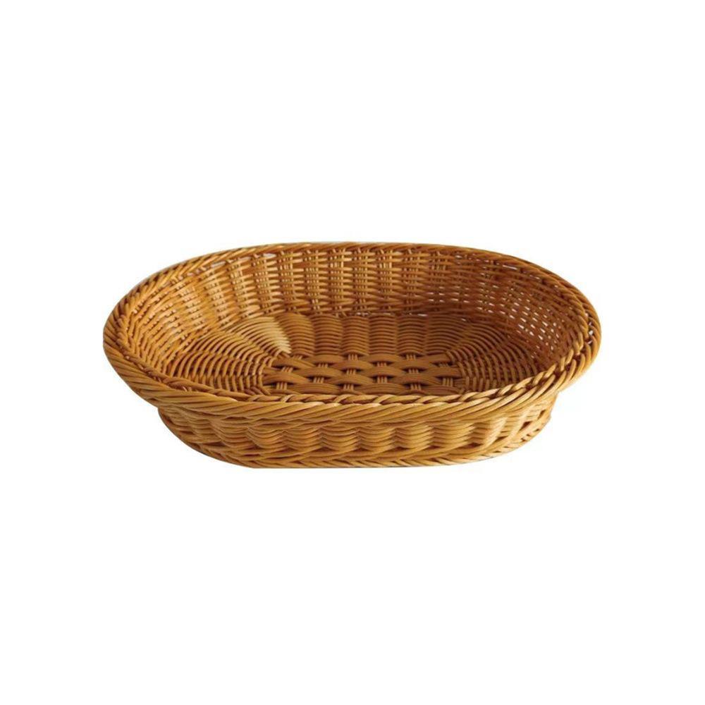 ตะกร้าหวายเทียมทรงรี KECH SIZE M 35x25x7 ซม.