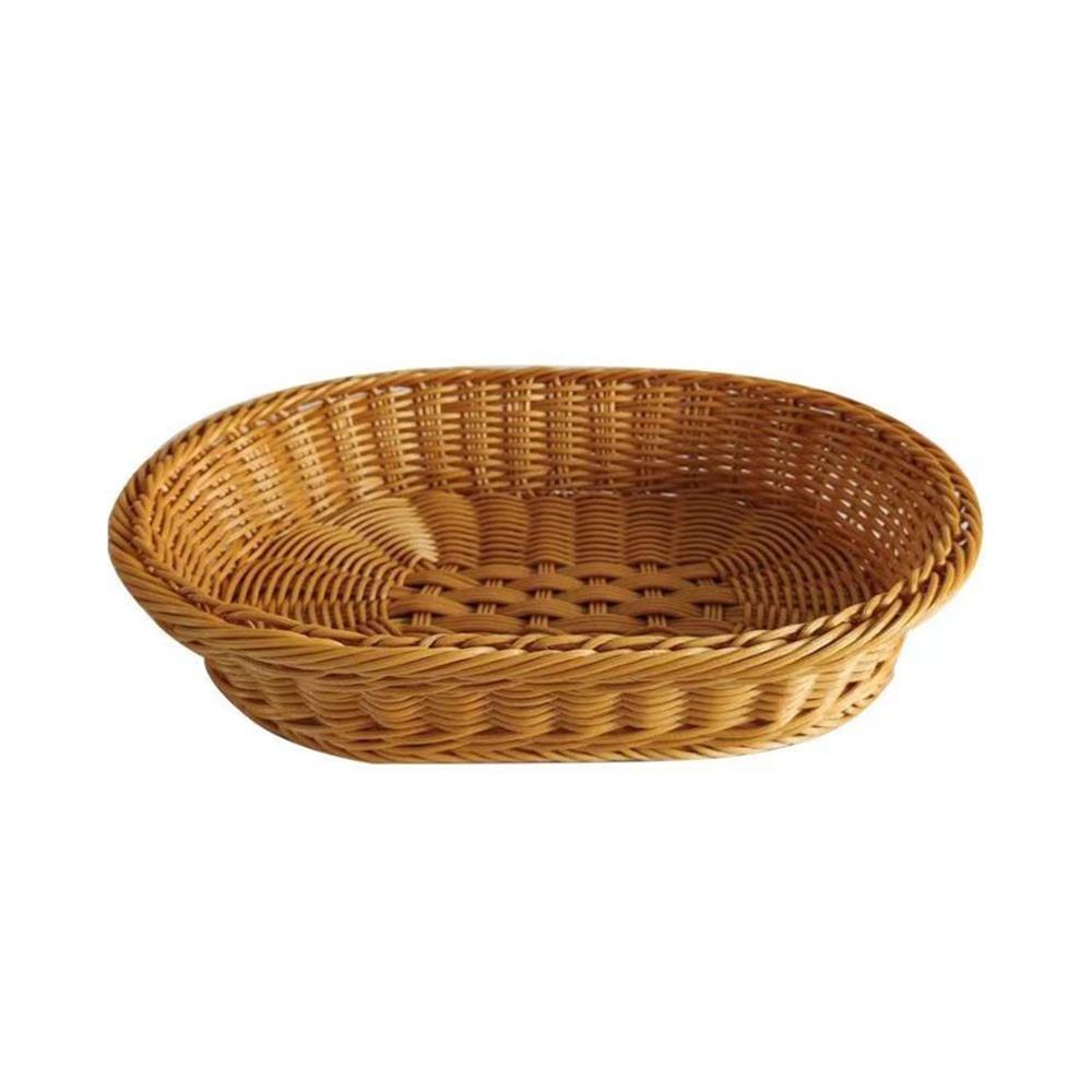 ตะกร้าหวายเทียมทรงรี KECH SIZE L 40x30x7 ซม.