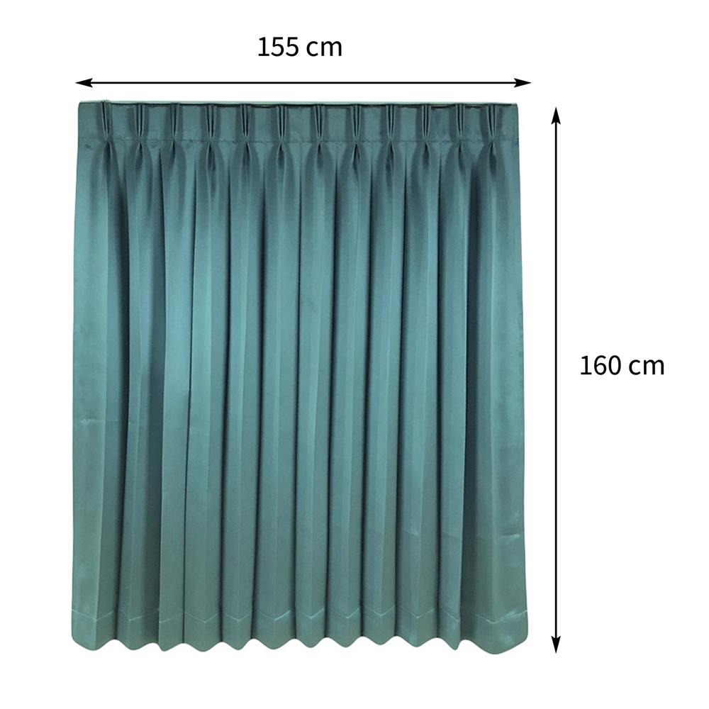 ผ้าม่านจีบ HOME LIVING STYLE HOSKIN UV 155X160 ซม. สีเขียว