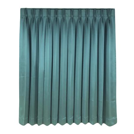 ผ้าม่านจีบ HOME LIVING STYLE HOSKIN UV 155X160 ซม. สีเขียว